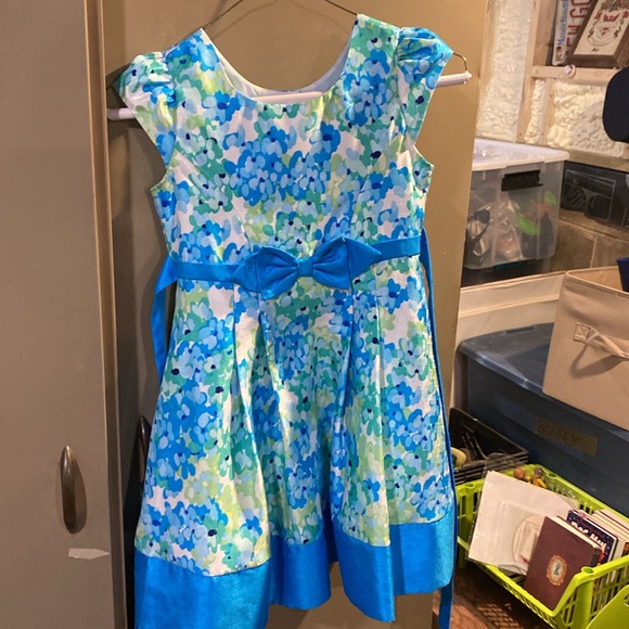 Special occasions white bolero size 7 and Easter or spring dress - Picture 2 of 4